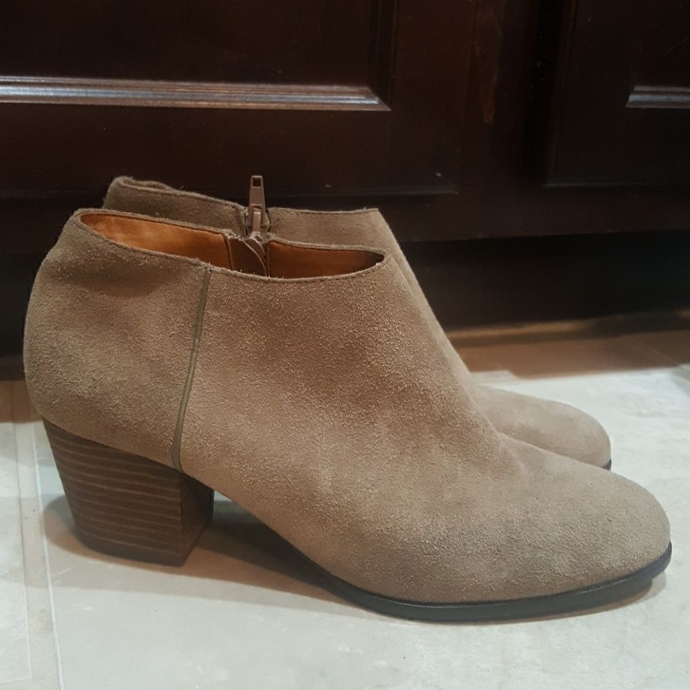 LUCKY BRAND Suede Booties - Size 8 1/2